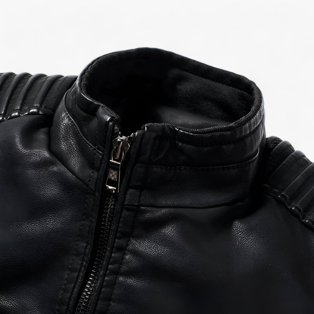 GAVIN | Vintage Style Biker Jacket - Bold and Classic