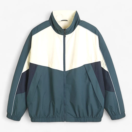 ASHER | Windbreaker Jacket with Patchwork - Trendy and Functional