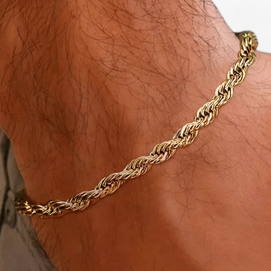 AIDEN | Twisted Chain Bracelet - Simple and Stylish