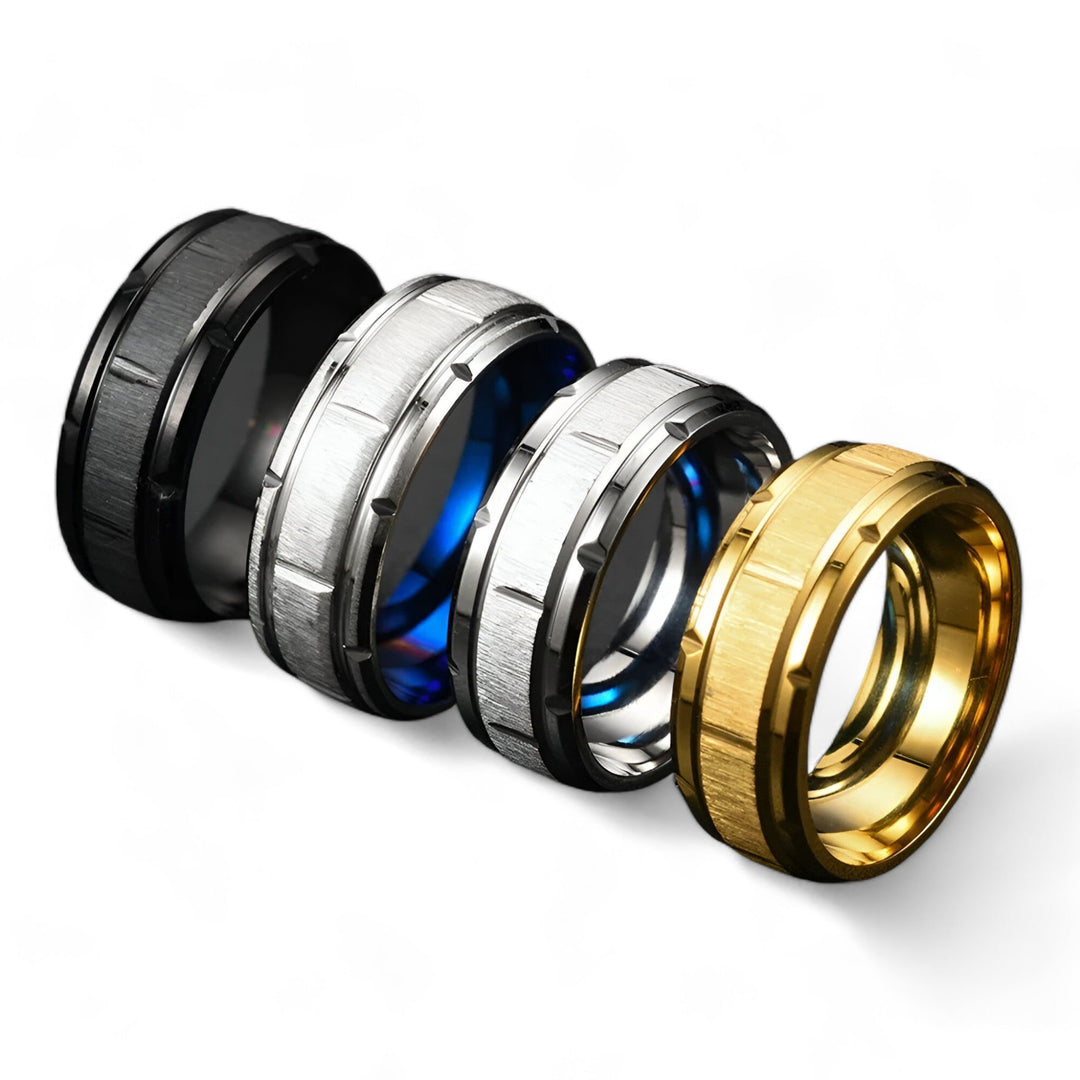 ZEUS | Men's Ring in Stainless Steel - Solid and Masculine