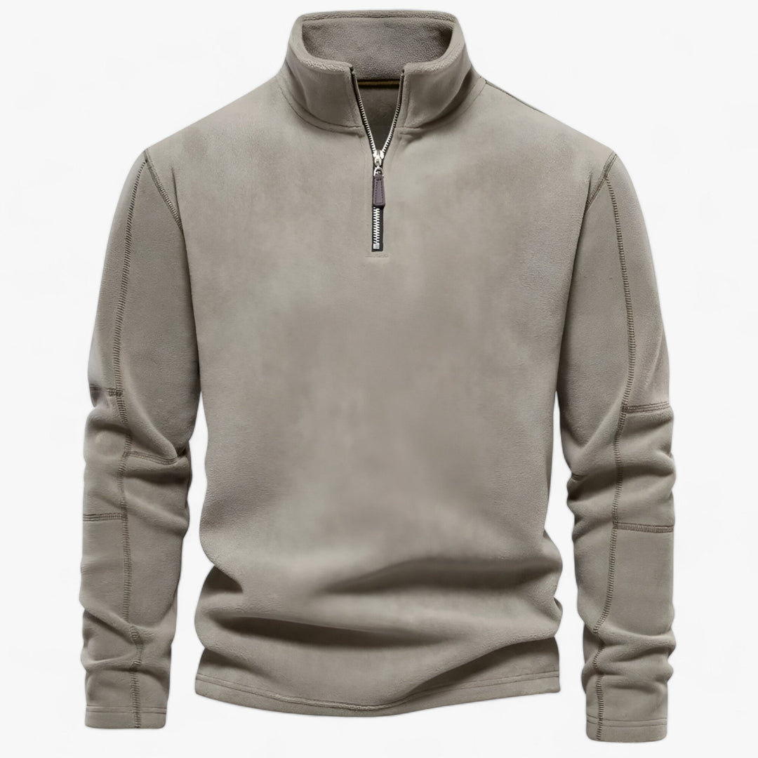 JASON | Warm Fleece Jacket with Zip Collar - Comfortable and Practical