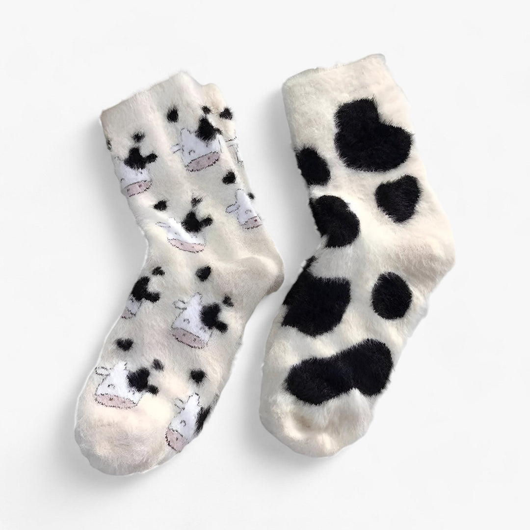 Lani | Plush Cow Socks - Cozy and Warm (1 Pair + 2 Pairs FREE)