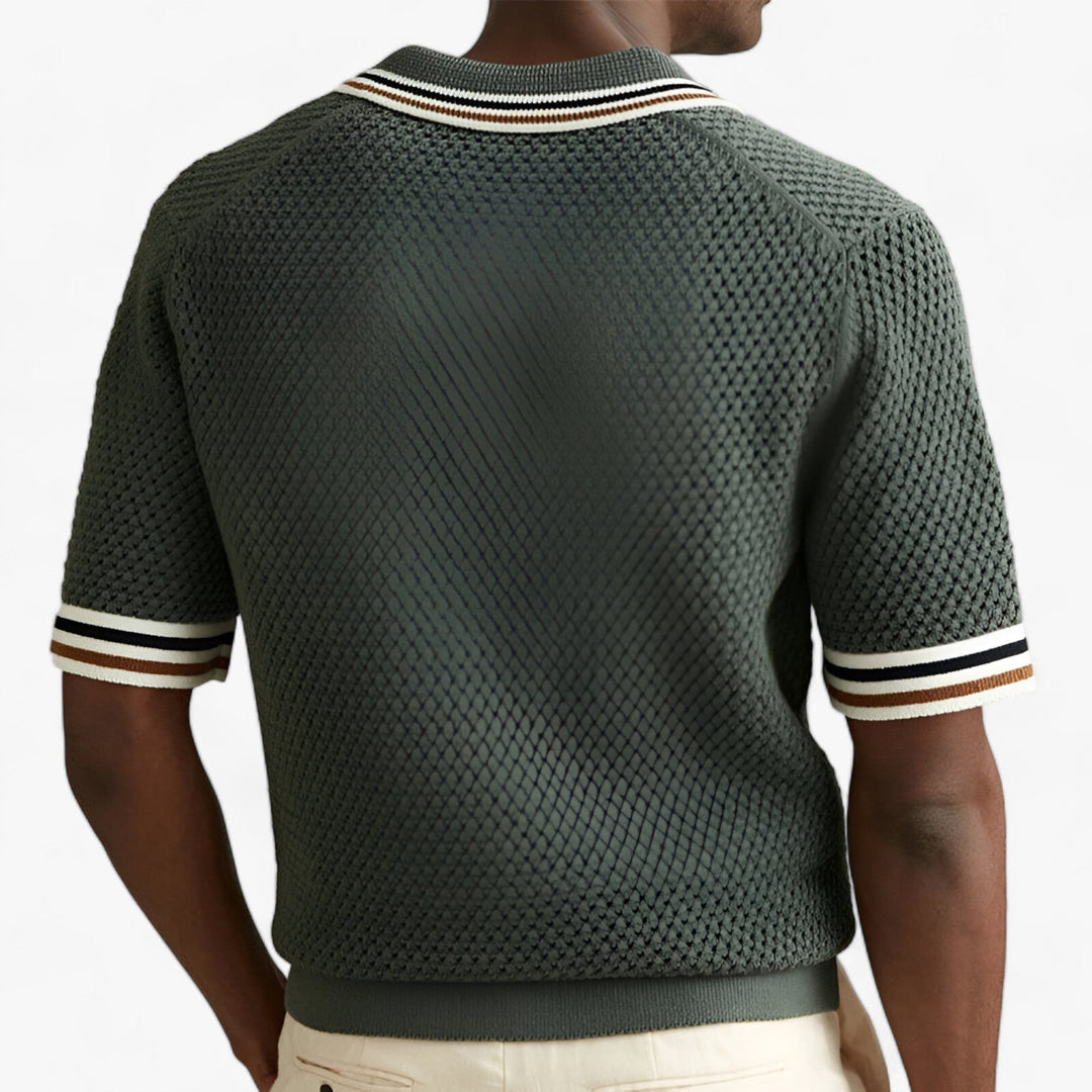 SOLIDO | Casual Knitted Polo - Comfortable and Versatile