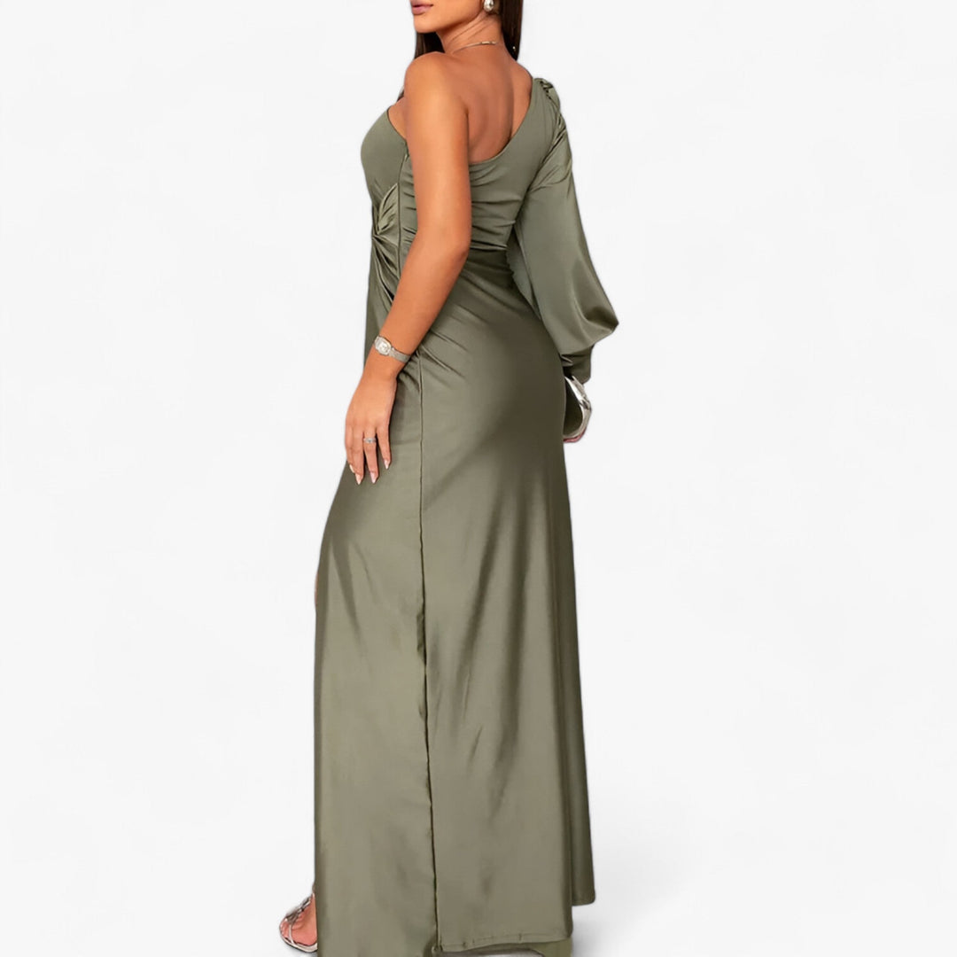 Évora | Long Satin Dress - Elegant and Comfortable