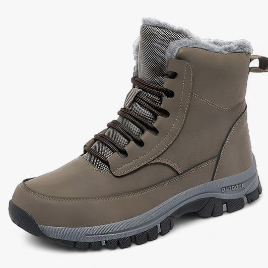 Jacob | Waterproof Leather Snow Boots - Ultra Warm and Practical for Men