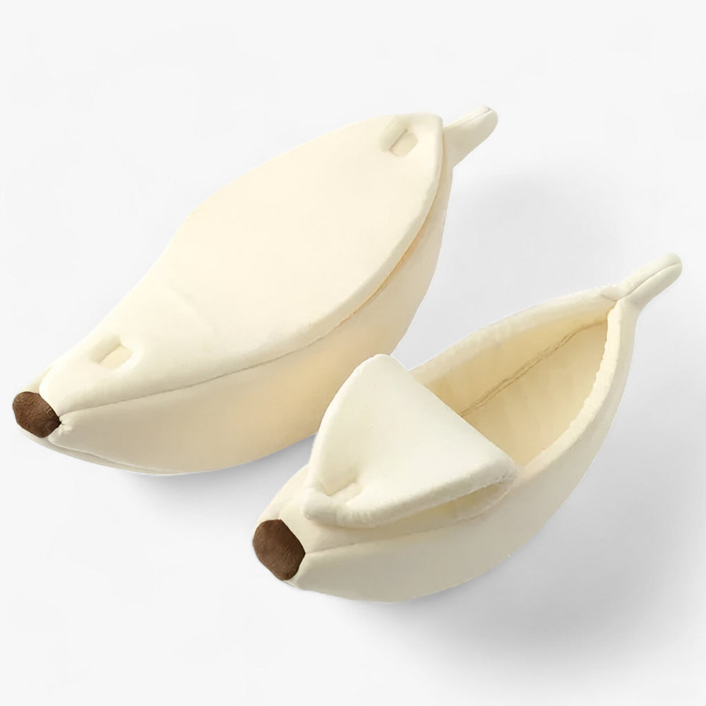 Luna | Banana-Shaped Cat Bed - Comfortable and Fun for Cats