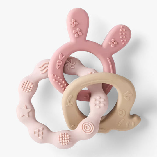 Stella | Silicone Teething Ring for Baby - Safe and Soothing for Teething