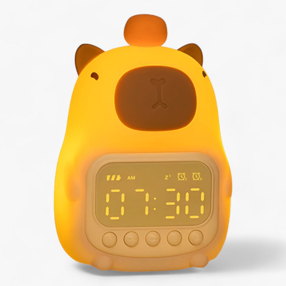 Capybara | Small Night Light Alarm Clock - Gentle Alarm