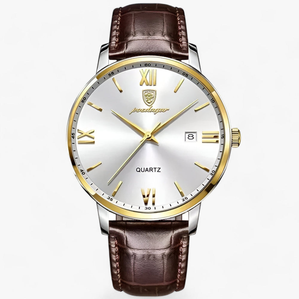 MORGAN | Luxury Quartz Watch for Men - Elegant Watch with Leather Strap