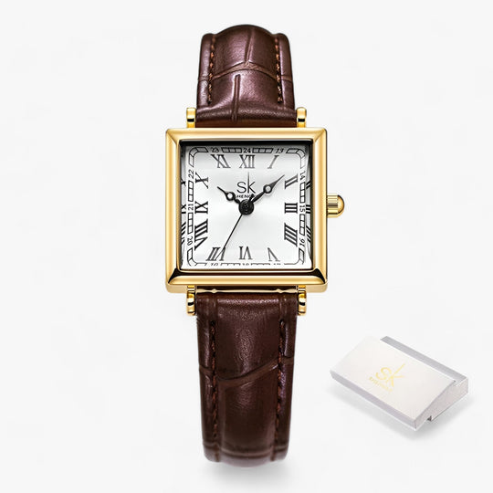 CHARLOTTE | Montre carrée pour femme – exquise et élégante pour les occasions spéciales