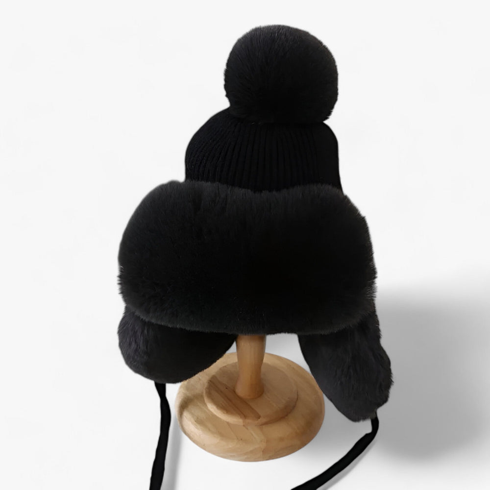 Nina | Lei Feng Hat - Thick Warmth with Elegant Ear Flaps