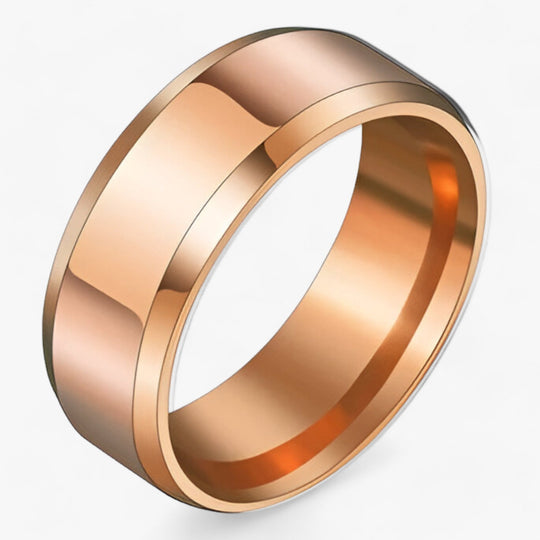 James | Titanium and Stainless Steel Ring - Elegant and Durable Wedding Band