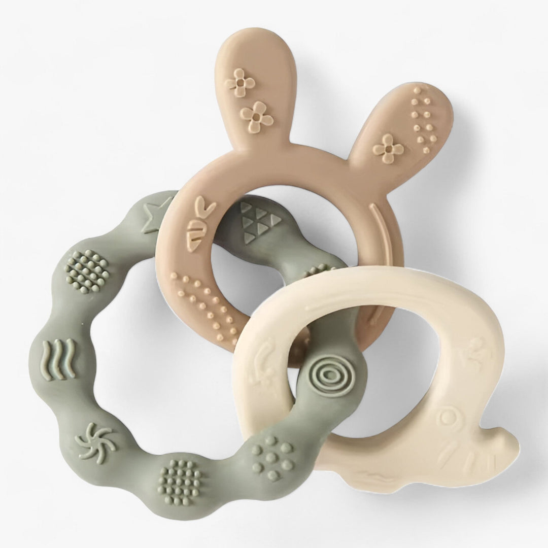 Stella | Silicone Teething Ring for Baby - Safe and Soothing for Teething