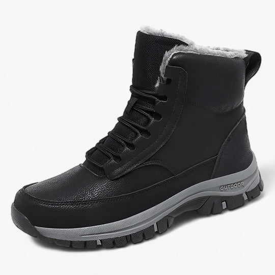 Jacob | Waterproof Leather Snow Boots - Ultra Warm and Practical for Men