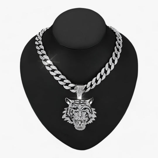 DOMINANT | Audacious Tiger Necklace - Punk and Captivating