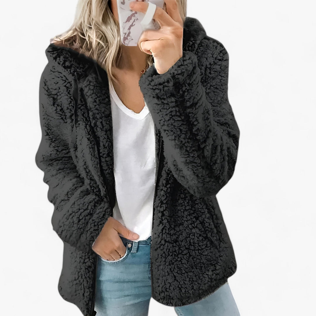 Olivia | Wool and Fleece Coat - Luxurious Winter Warmth