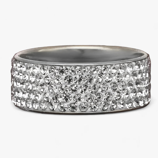 Hailie | Crystal Ring - Elegant Stainless Steel