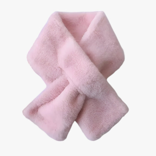 Lynn | Crossed Plush Scarf - Thickened and Soft for Cold Weather