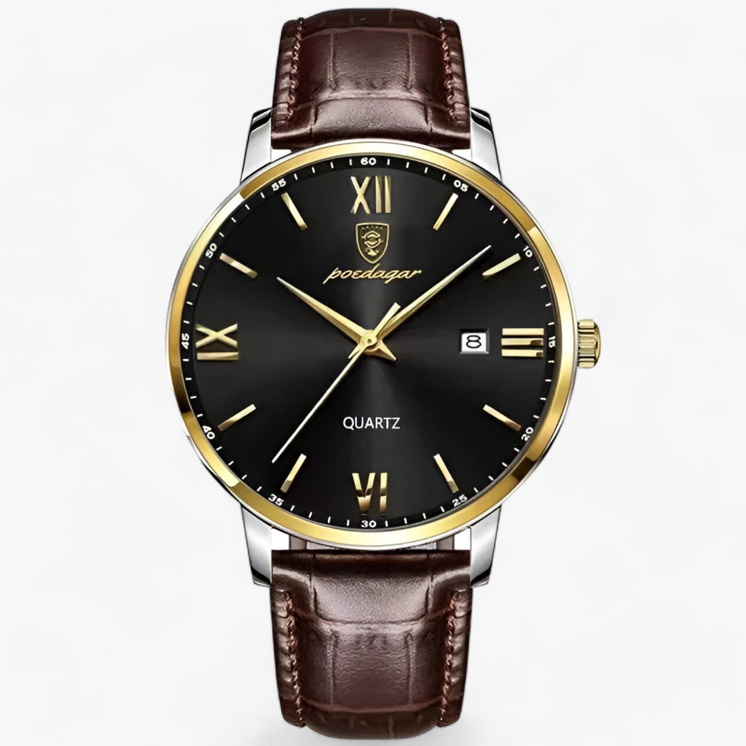 MORGAN | Luxury Quartz Watch for Men - Elegant Watch with Leather Strap