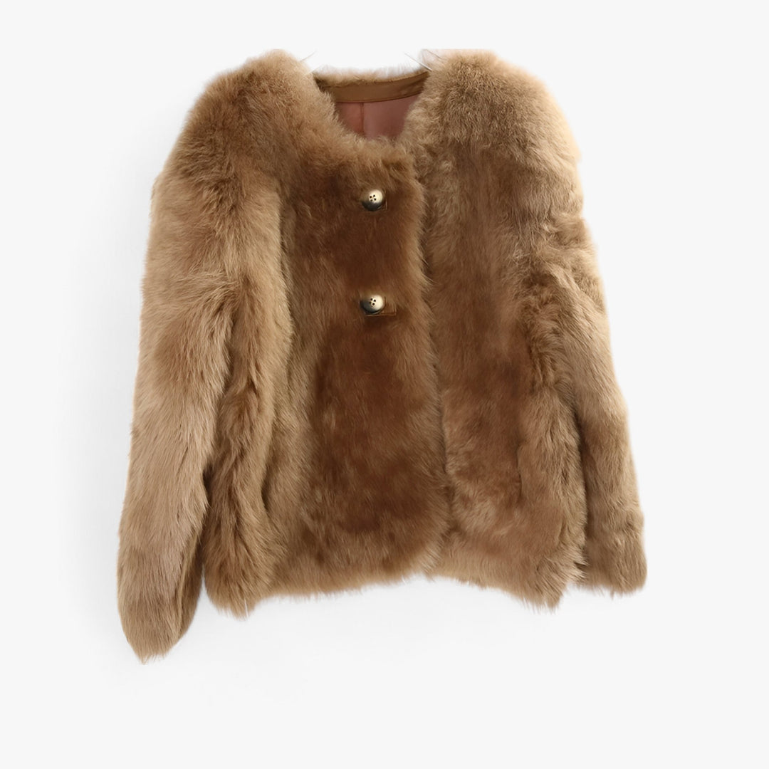 TUSCANY | Pullover in Natural Sheepskin - Comfort and Sophistication Effortlessly