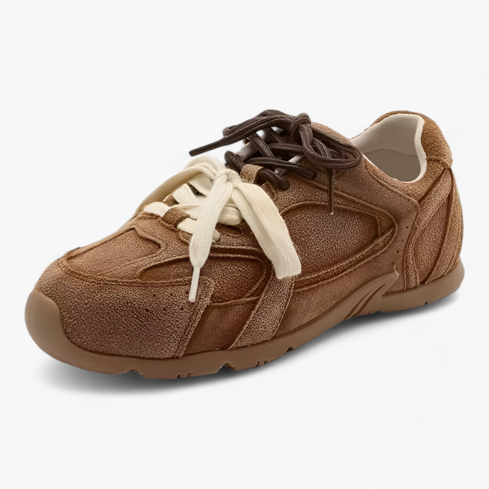 Emma | Genuine Leather Sneakers - Retro Style and Absolute Comfort!