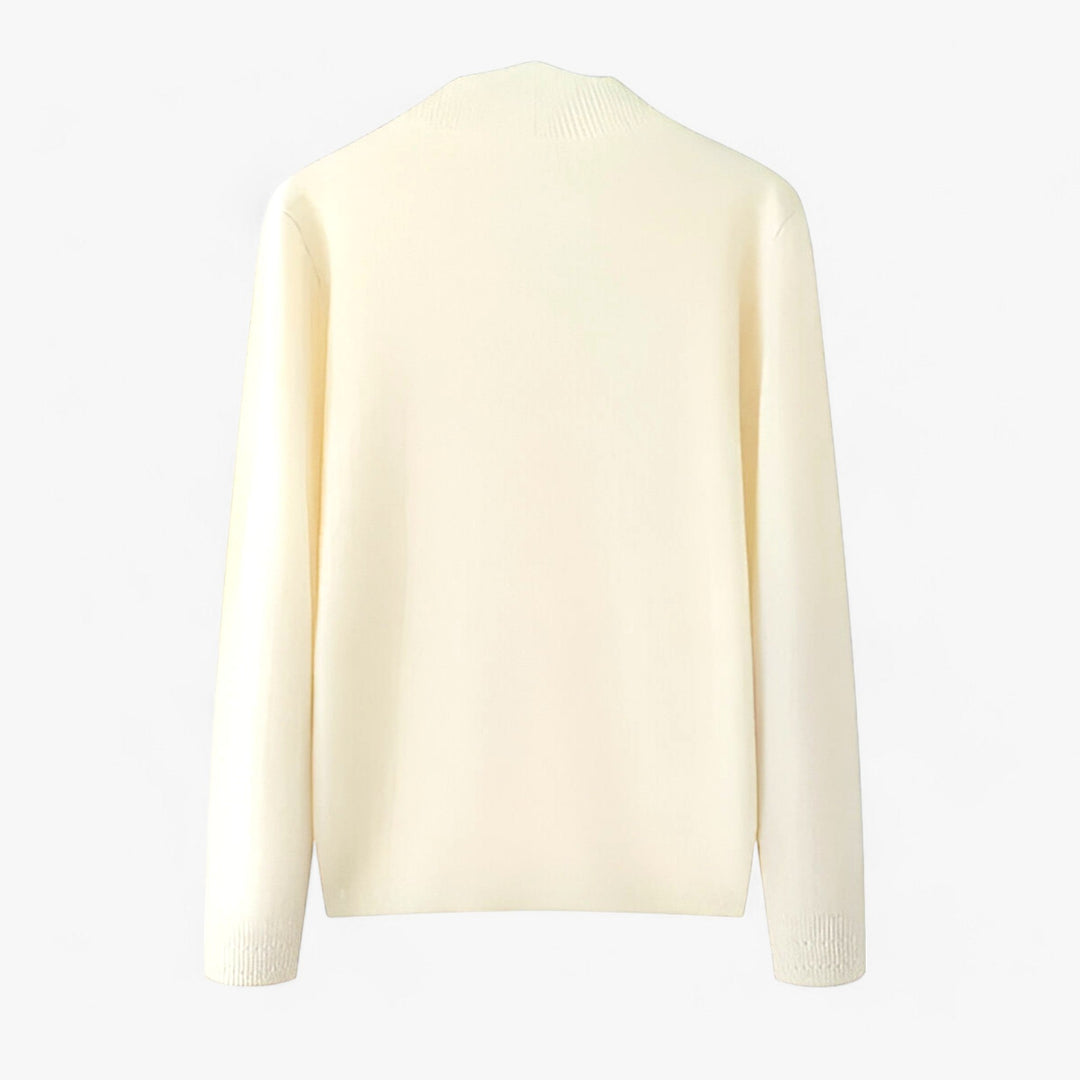 LHZSYY | V-Neck Knit Sweater - Elegant Warmth and Softness