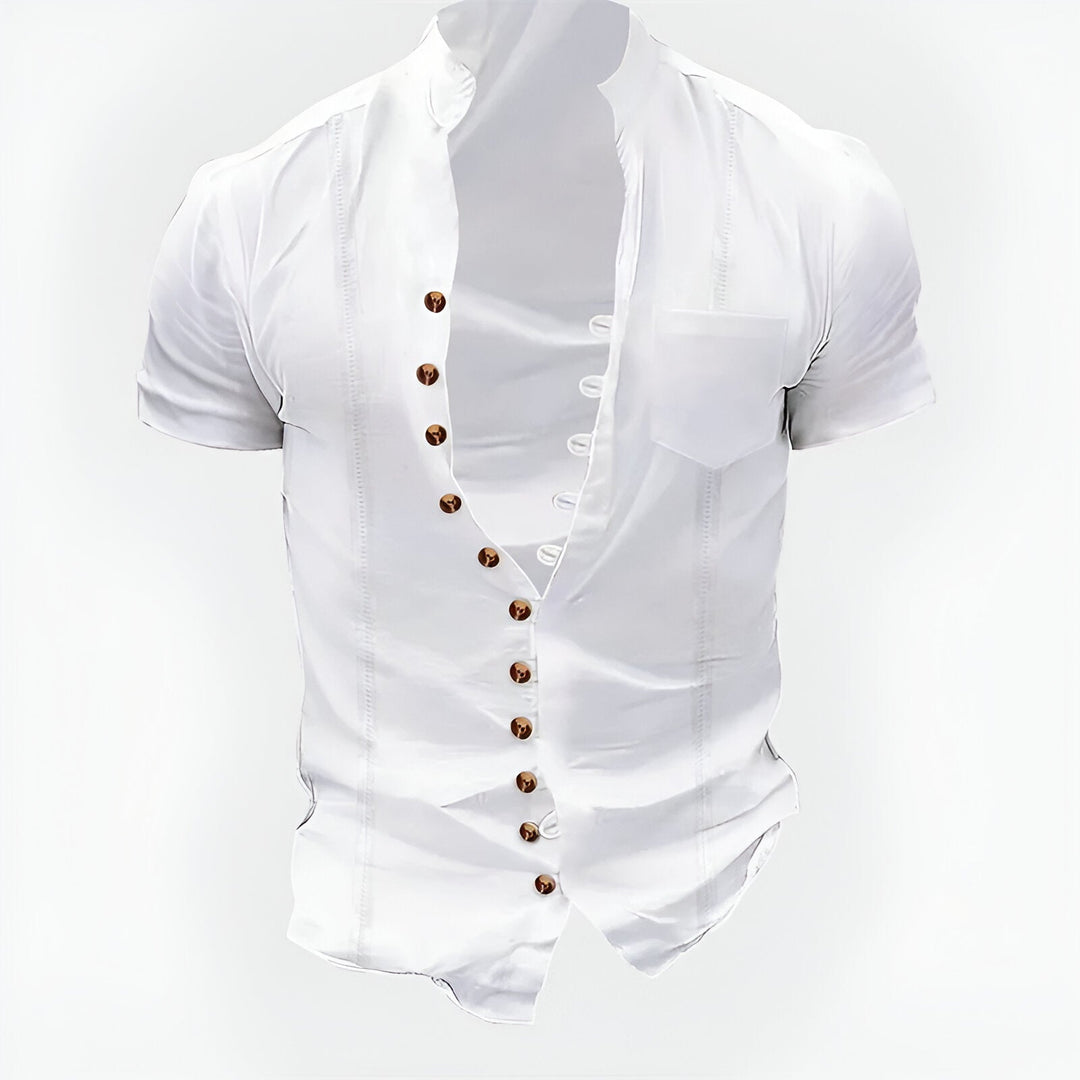 LINARO | Summer Cotton and Linen Shirt for Men - Lightweight and Fresh