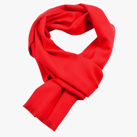 Oline | Solid Color Cashmere Scarf - Luxurious Winter Warmth