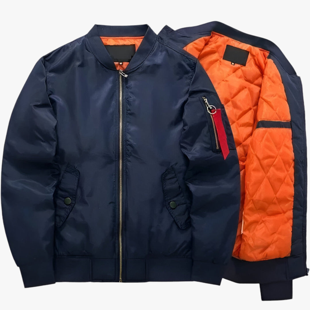 Logan | MA1 Bomber Pilot Jacket - Military Warmth for Autumn & Winter