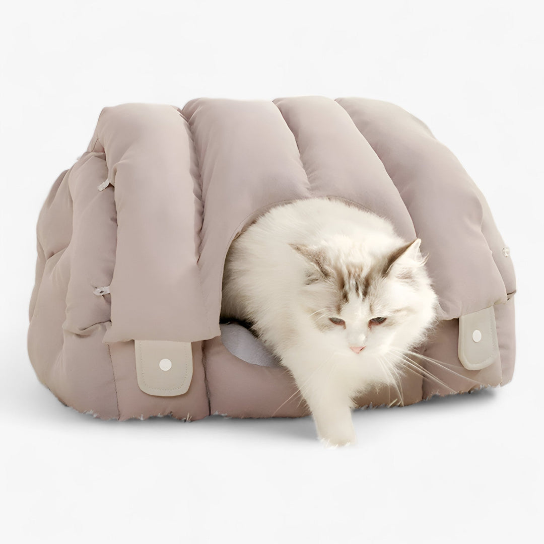 Curved Cozy Bed for Cats - The Supreme Comfort for Your Feline Companions