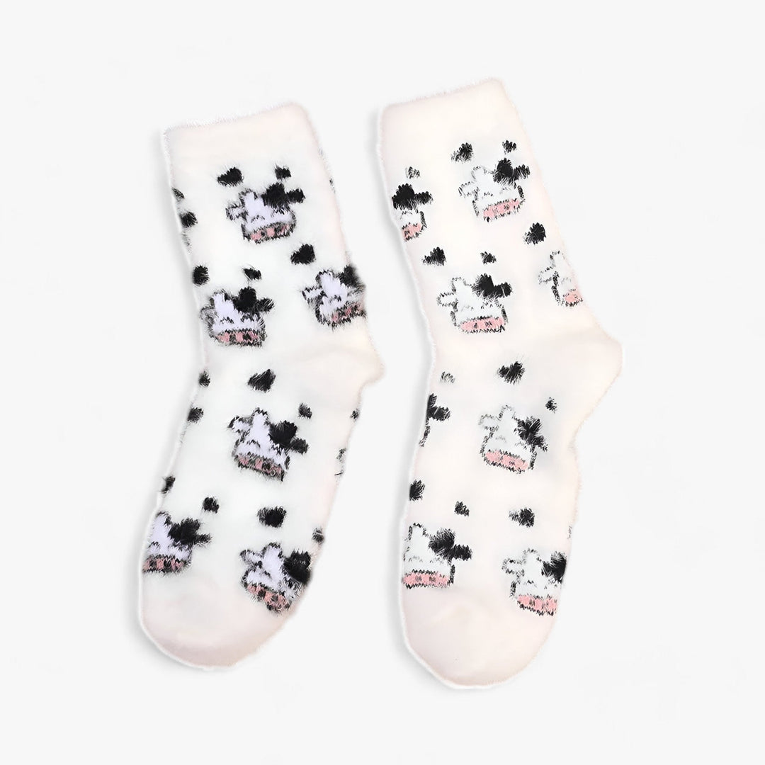 Lani | Plush Cow Socks - Cozy and Warm (1 Pair + 2 Pairs FREE)