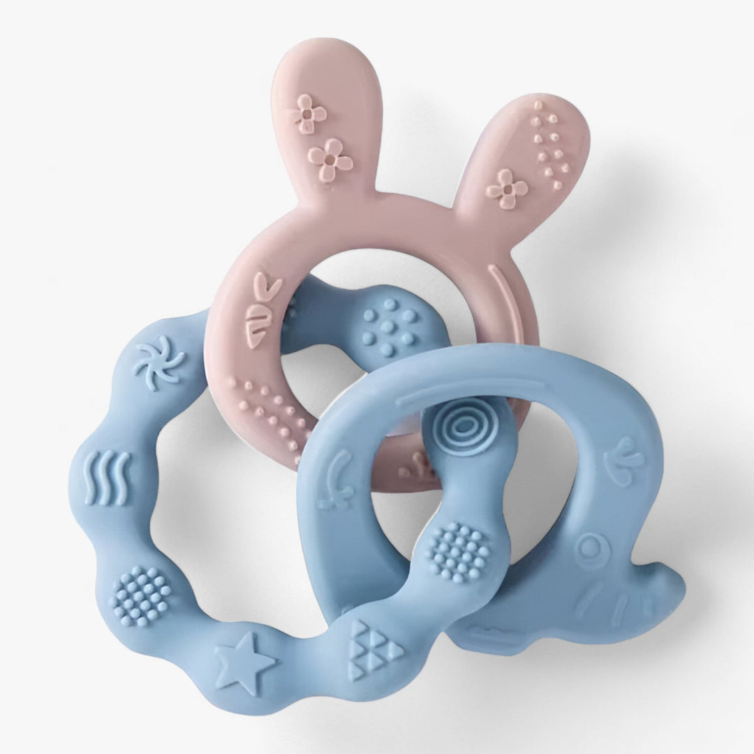 Stella | Silicone Teething Ring for Baby - Safe and Soothing for Teething