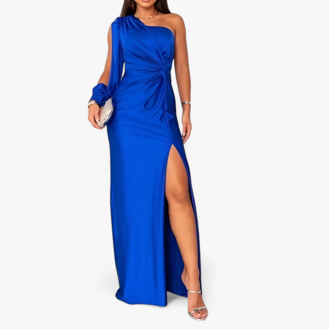 Évora | Long Satin Dress - Elegant and Comfortable