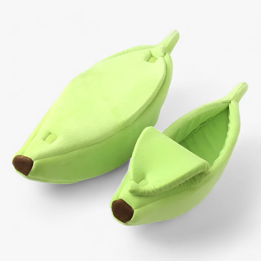 Luna | Banana-Shaped Cat Bed - Comfortable and Fun for Cats