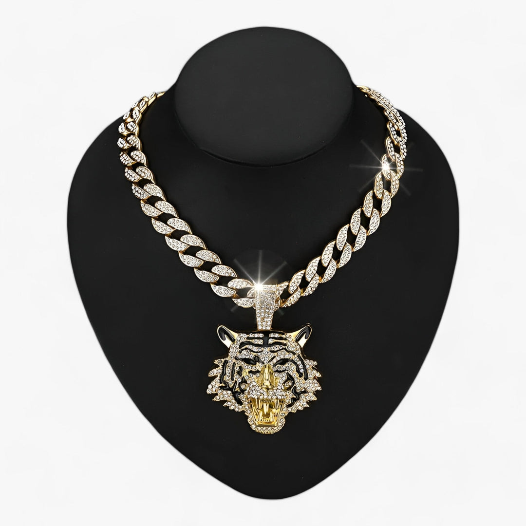 DOMINANT | Audacious Tiger Necklace - Punk and Captivating