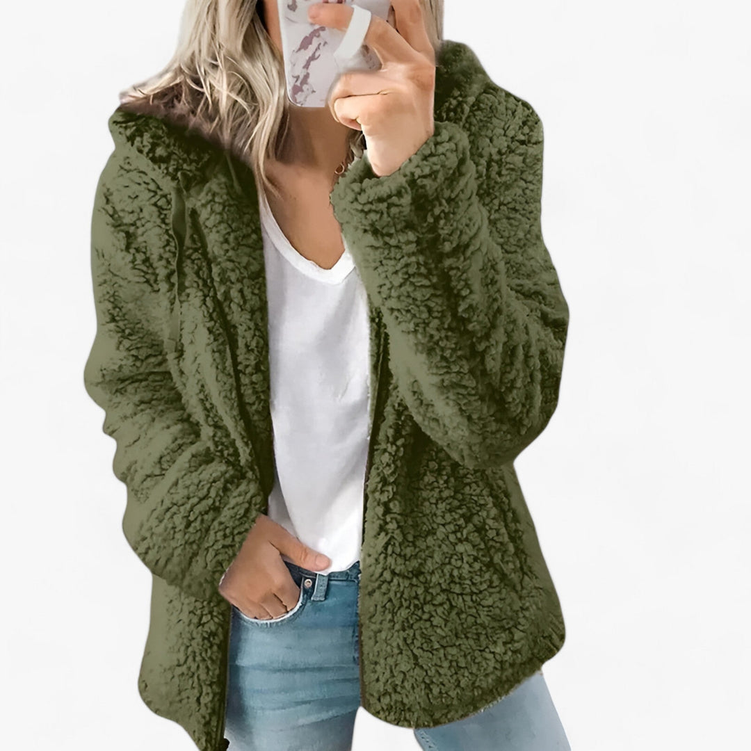 Olivia | Wool and Fleece Coat - Luxurious Winter Warmth