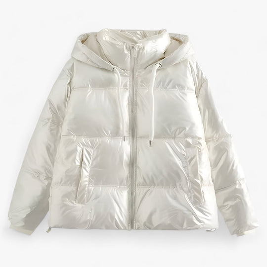 Alva | Cold Winter Coat - Elegant Hooded Anorak