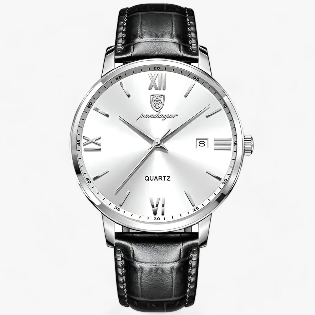 MORGAN | Luxury Quartz Watch for Men - Elegant Watch with Leather Strap