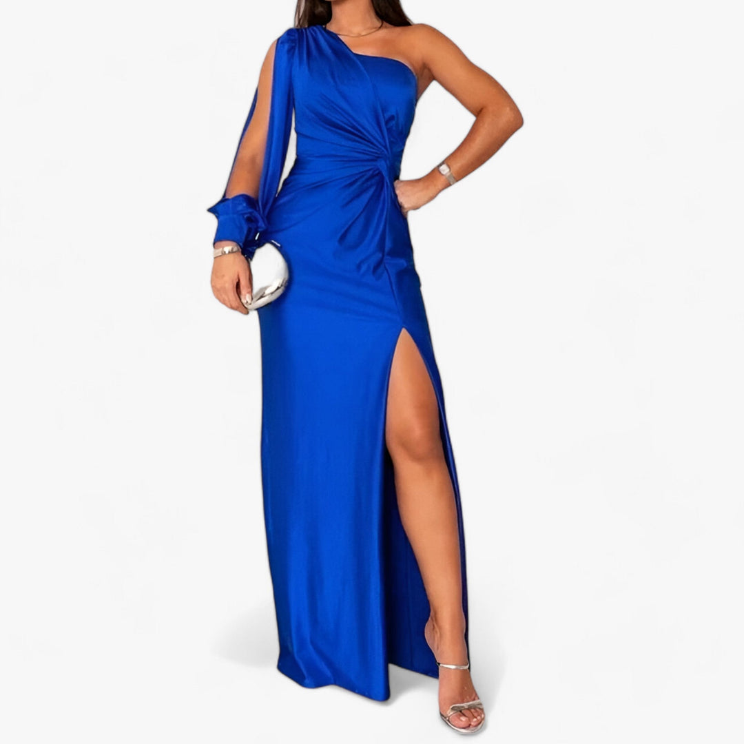 Évora | Long Satin Dress - Elegant and Comfortable