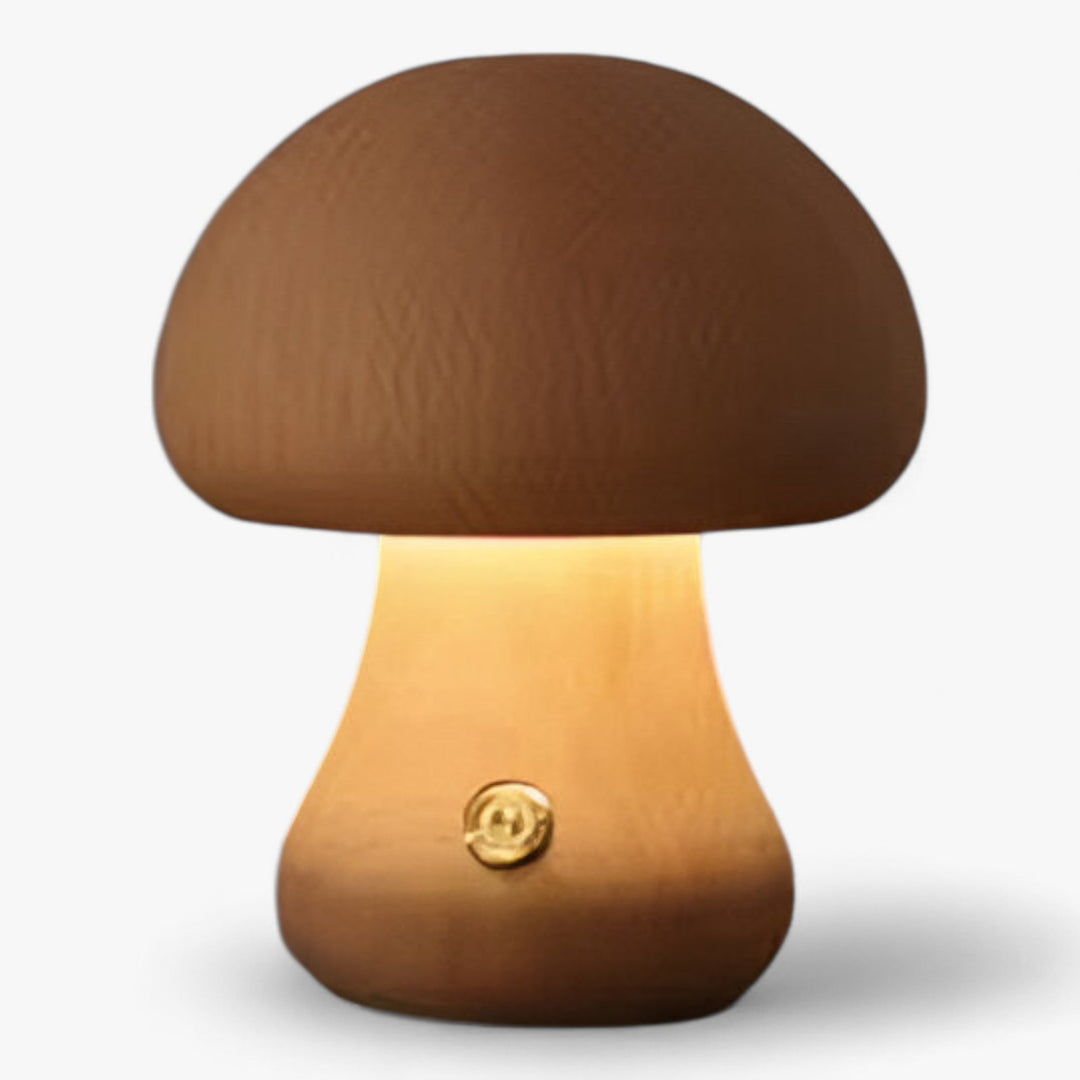 Mush | LED Night Light INS - Wooden Lamp with Touch Switch for Children's Rooms