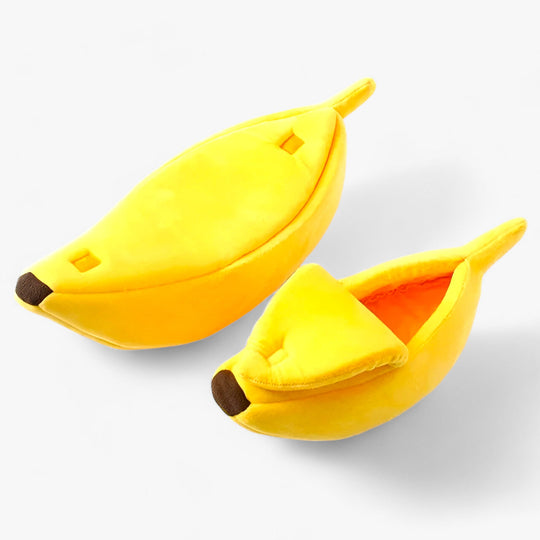 Luna | Banana-Shaped Cat Bed - Comfortable and Fun for Cats