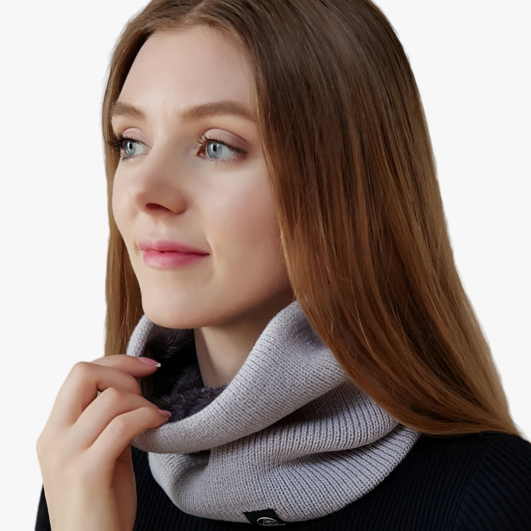 Addie | Solid Plush Warm Winter Scarf - Full Face Mask and Neck Gaiter