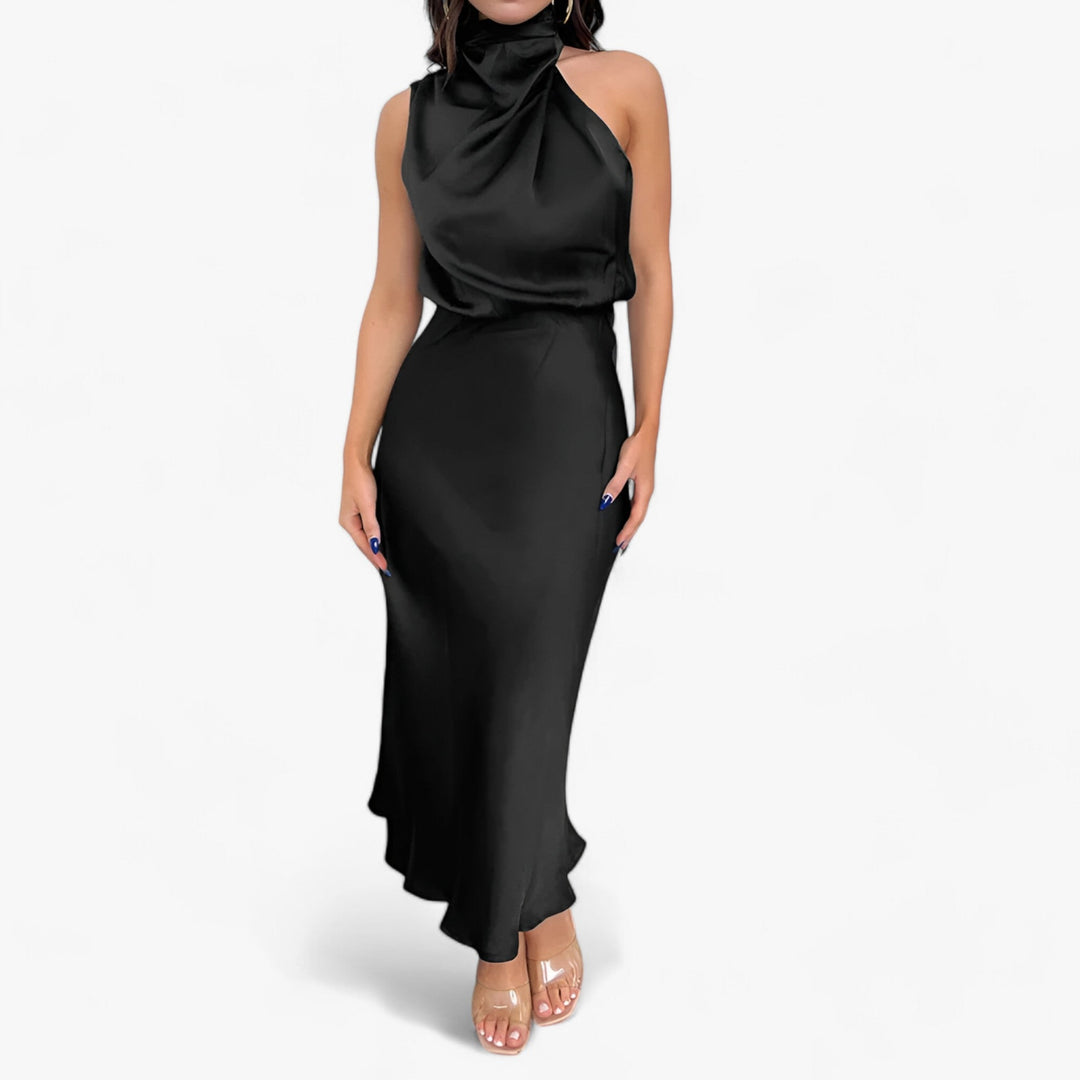 VERONA - Long Satin Dress - Luxurious and Flattering