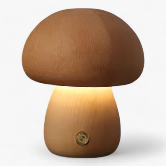 Mush | LED Night Light INS - Wooden Lamp with Touch Switch for Children's Rooms