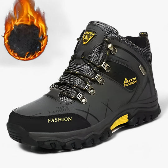 Mark | Leather Boots for Snow - Waterproof and Ultra Warm for Winter