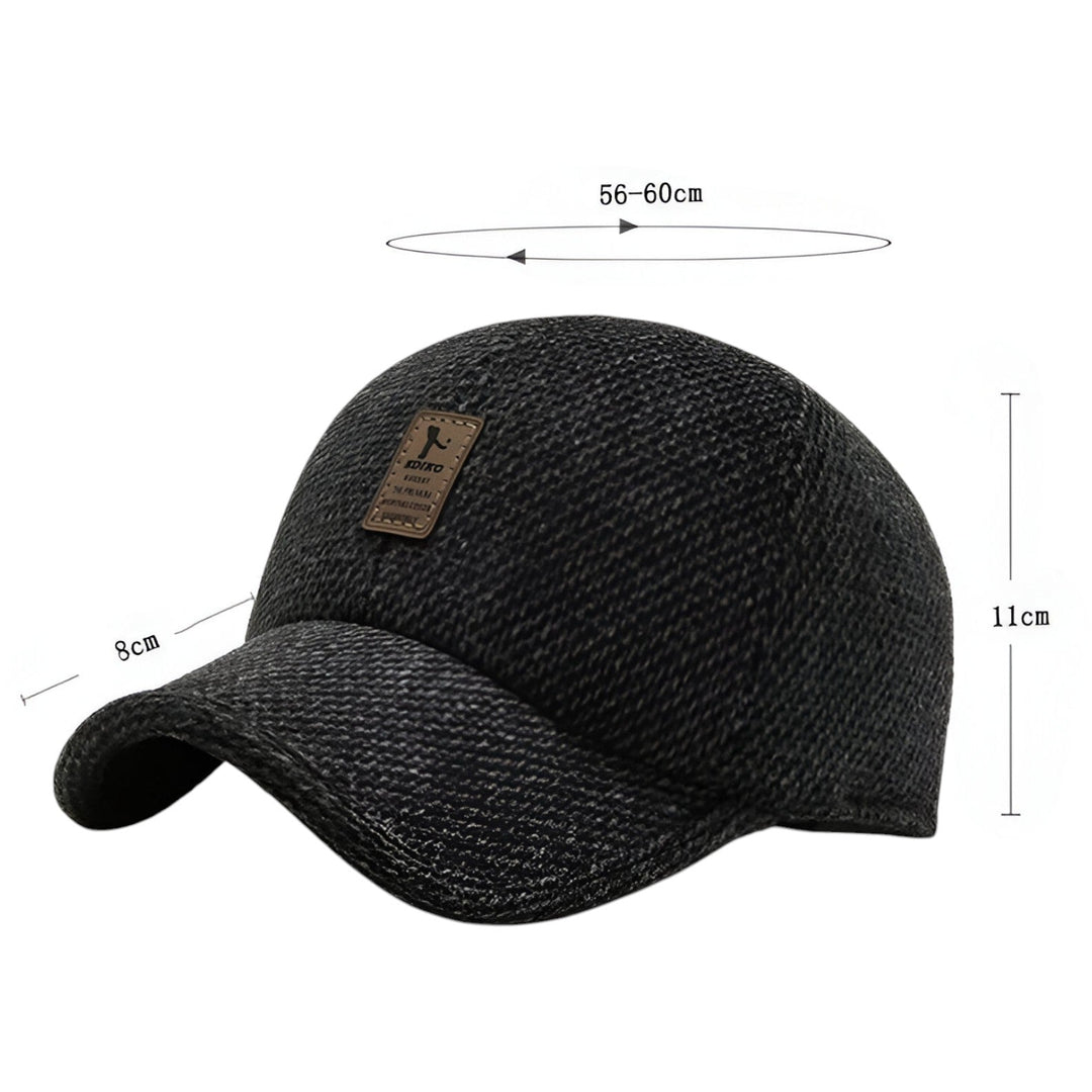 SnapHat™ | Knitted Winter Baseball Cap - Warmth & Style Combined for Cold Weather