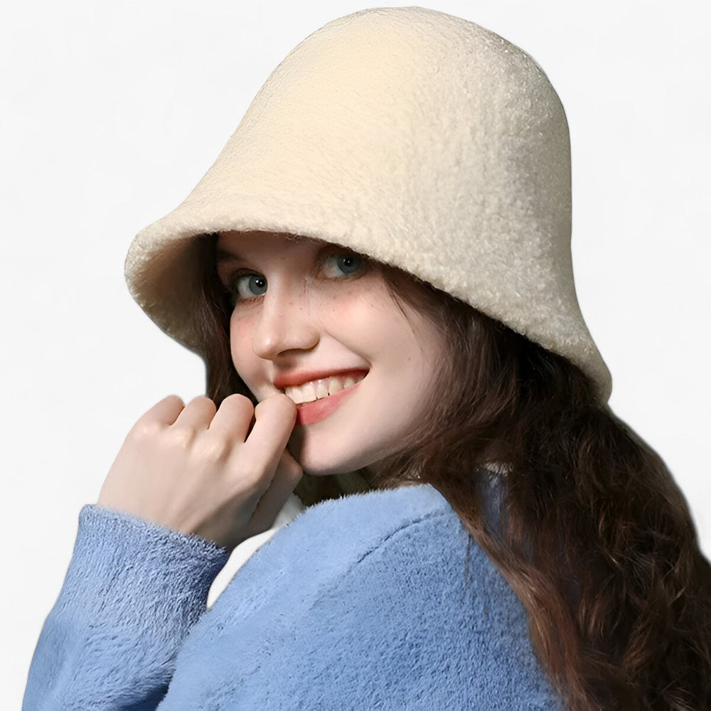 Stella | Faux Fur Bucket Hat - Stylish Comfort