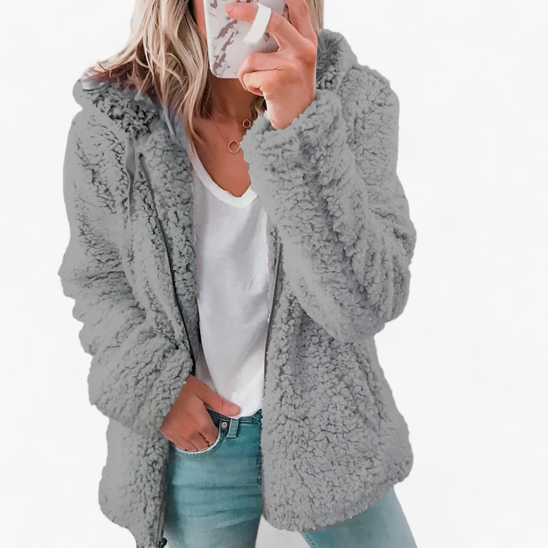 Olivia | Wool and Fleece Coat - Luxurious Winter Warmth