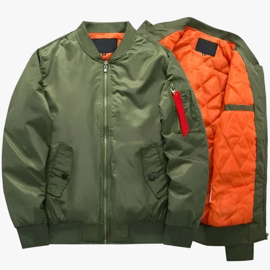 Logan | MA1 Bomber Pilot Jacket - Military Warmth for Autumn & Winter