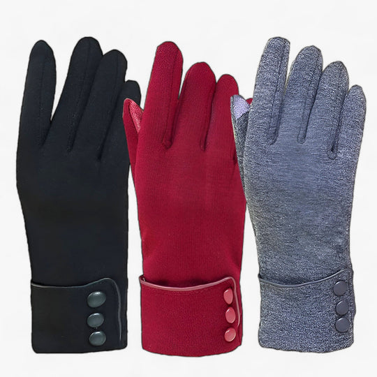 WarmComfort | Fleece-lined gloves for autumn and winter - Comfortable and ready for touchscreen